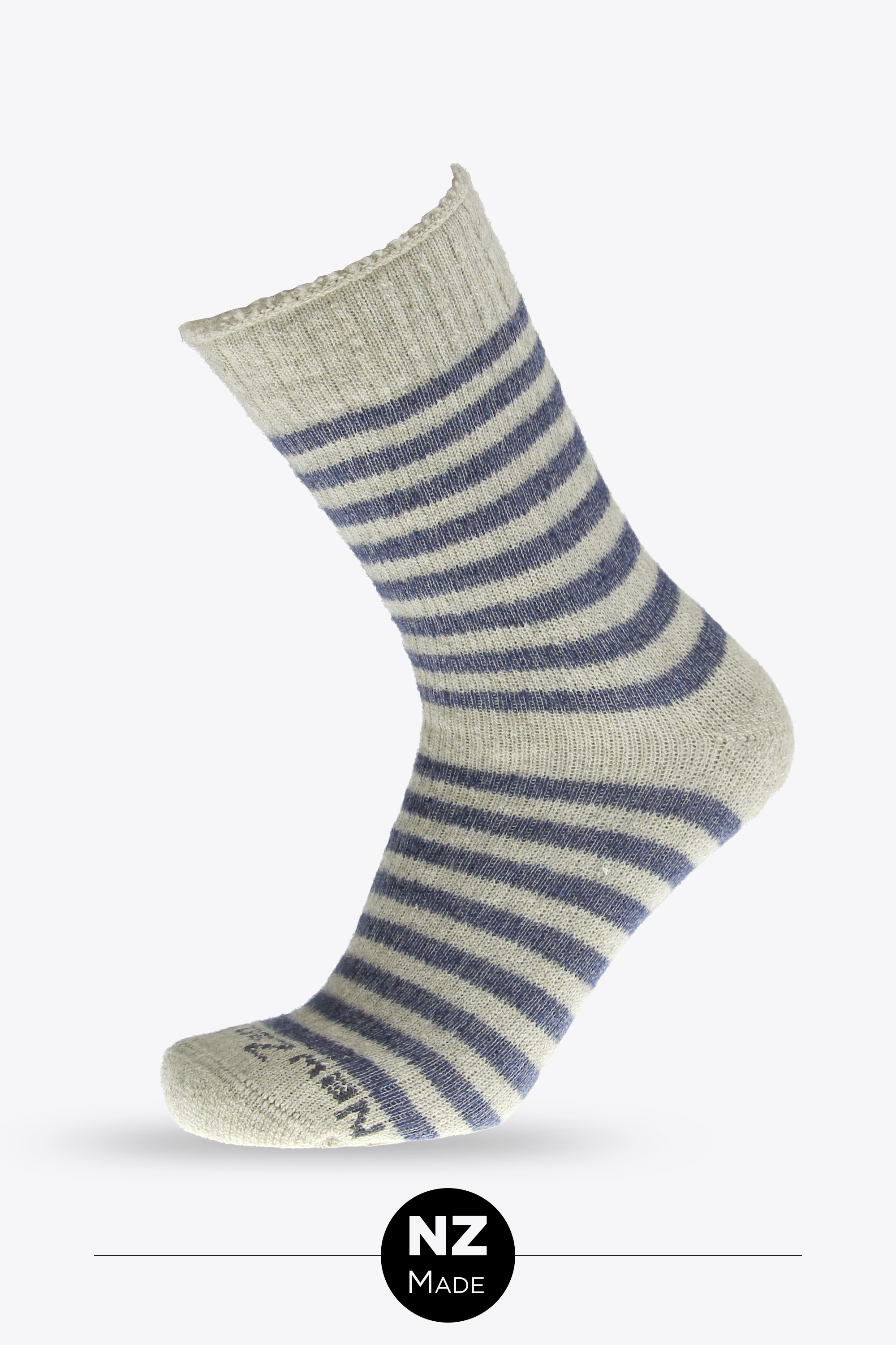 Possum Stripe - natural/ denim